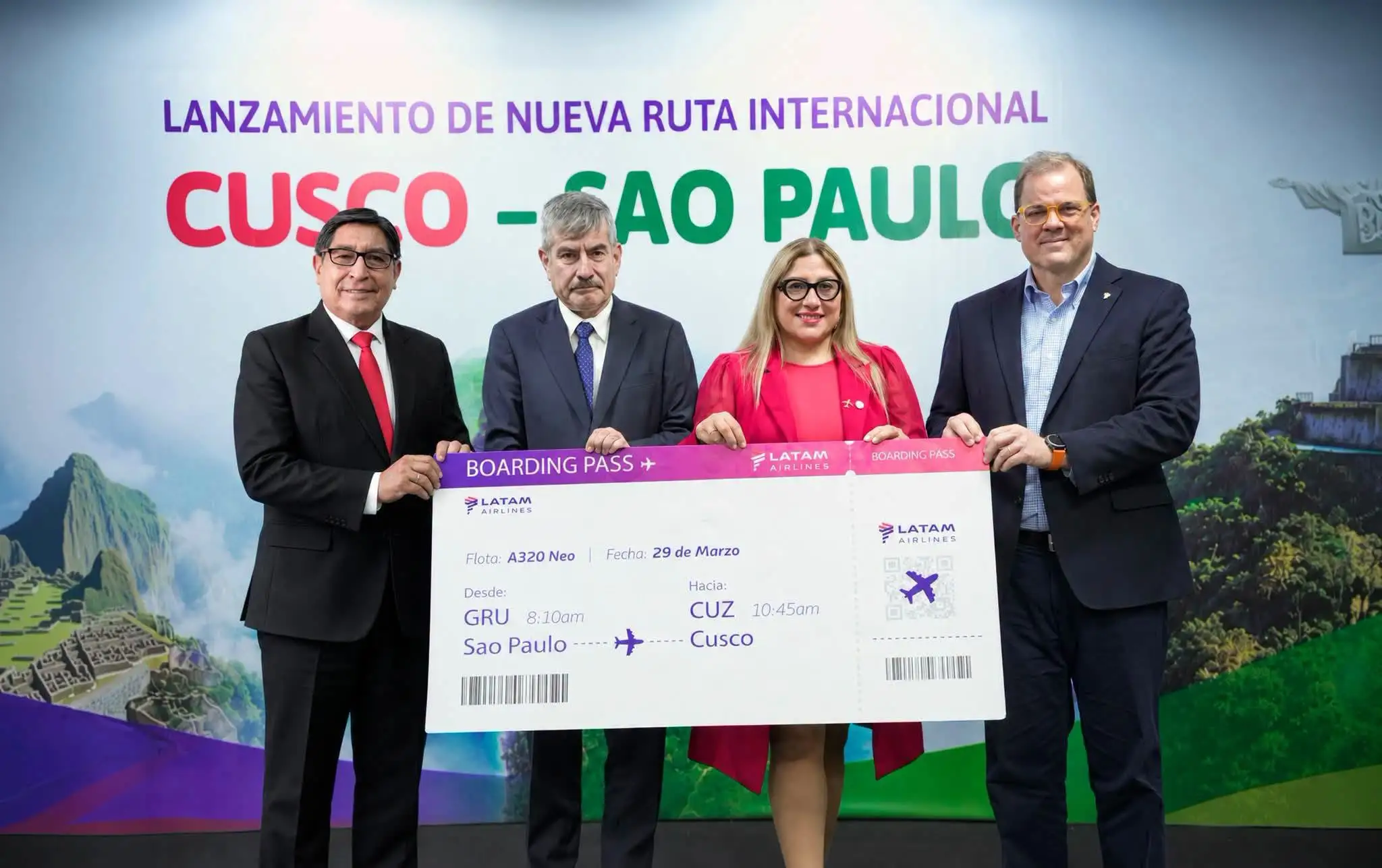 Nueva ruta directa Cusco–São Paulo operada por LATAM fortalecerá la conectividad internacional